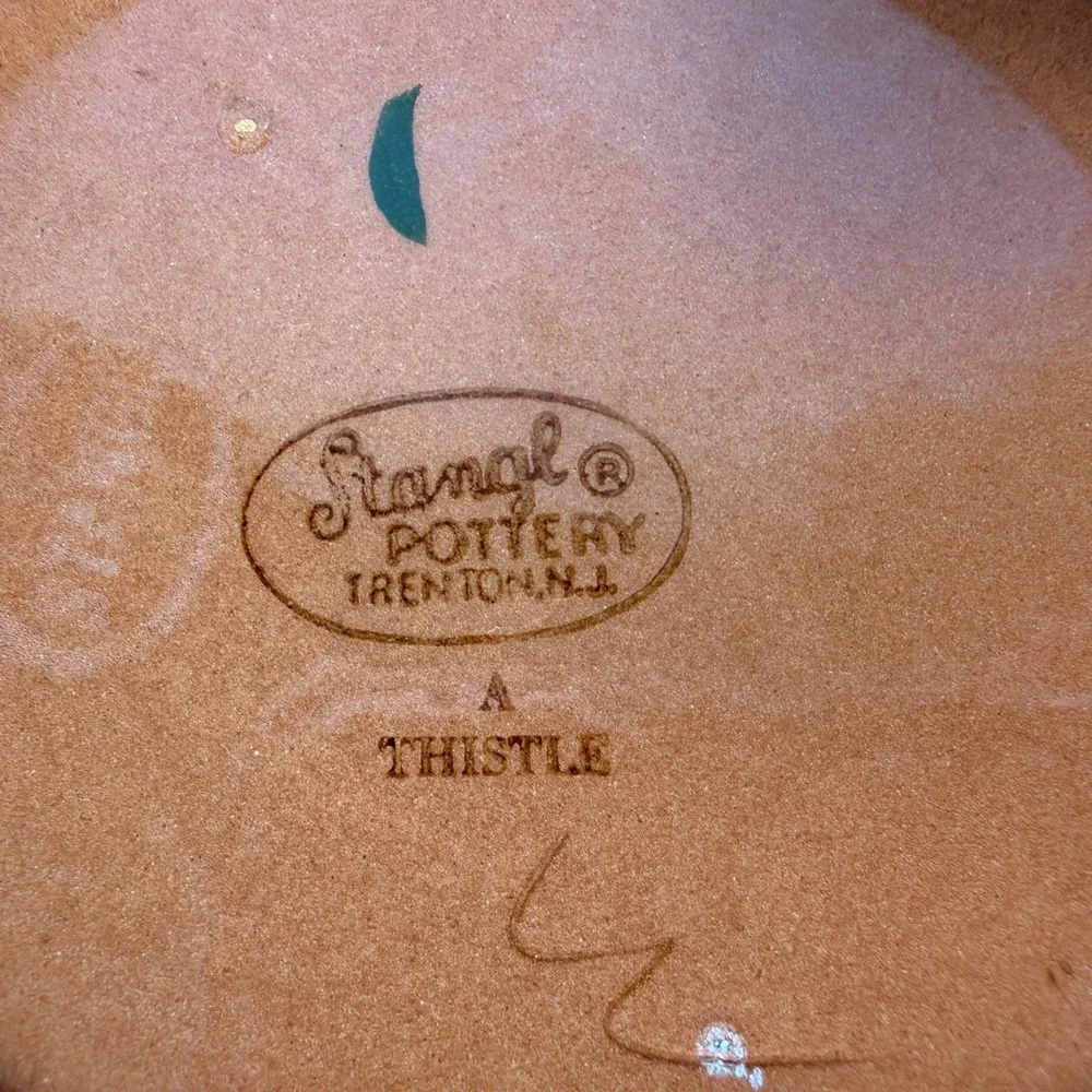 Vintage Stangl Pottery Thistle 10